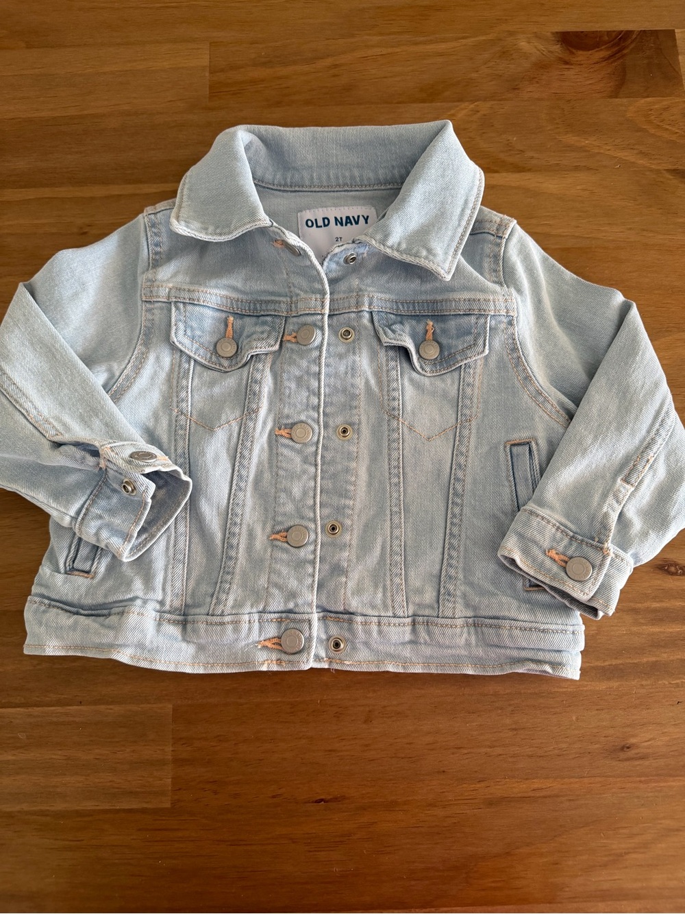 Old Navy Light Wash Denim Jacket for Kids Size 2T - Picture 2 of 7